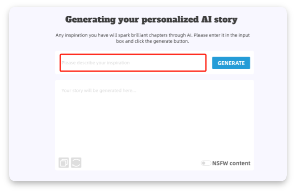 ai story generator